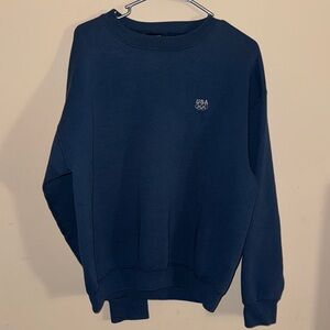 Jc Penney VTG Blue USA Olympic Men's Sweater L